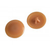 Pozi Compatible Cover Cap Light Brown No.6-8 Forge Pack 50