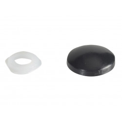 Domed Cover Cap Black No. 6-8 ForgePack 20
