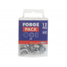 Nyloc Nuts & Washers A2 Stainless Steel M8 ForgePack 12