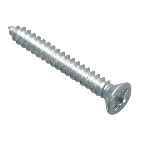 Self-Tapping Screw Pozi Compatible Pan Head ZP 1.1/4in x 8 ForgePack 20