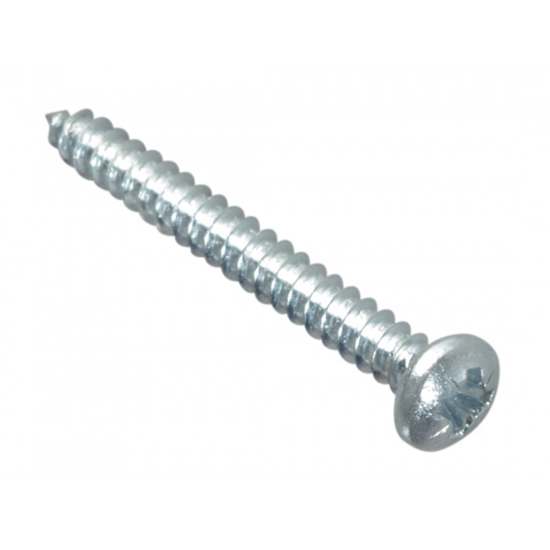 Self-Tapping Screw Pozi Compatible Pan Head ZP 1in x 4 ForgePack 40 Self-Tapping Screw Pozi Compatible Pan Head ZP 1in x 4 ForgePack 40