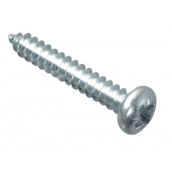 Self-Tapping Screw Pozi Compatible Pan Head ZP 1in x 8 ForgePack 25