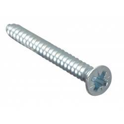 Self-Tapping Screw Pozi Compatible Pan Head ZP 1.1/2in x 8 ForgePack 12