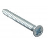 Self-Tapping Screw Pozi Compatible Pan Head ZP 1.1/2in x 8 ForgePack 12