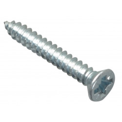 Self-Tapping Screw Pozi Compatible Pan Head ZP 1in x 6 ForgePack 30