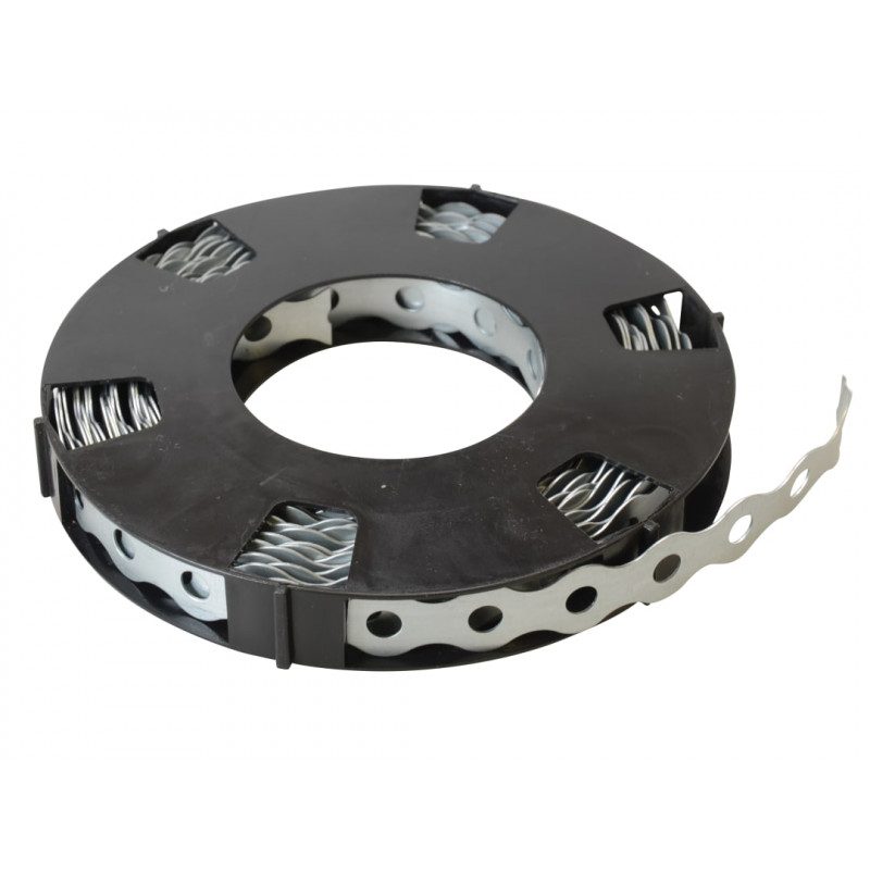 Contractor Galvanised Fixing Band Medium Duty 12mm x 0.7 x 10m Box 1