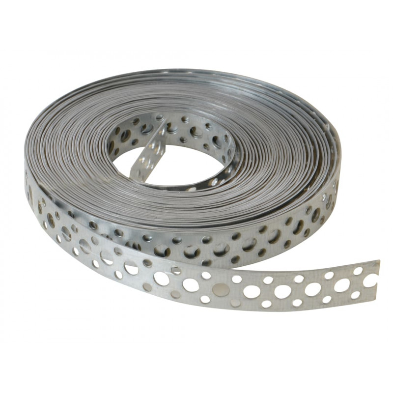 Builder's Galvanised Fixing Band 20mm x 1.0 x 10m Box 1 Builder's Galvanised Fixing Band 20mm x 1.0 x 10m Box 1
