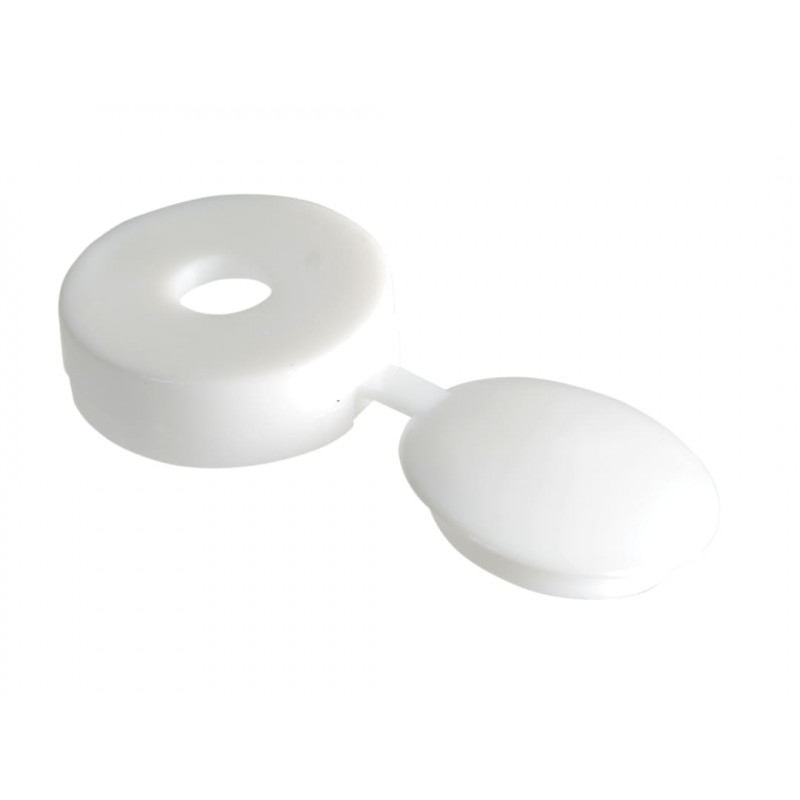 Hinged Cover Cap White No. 10-12 Bag 100 Hinged Cover Cap White No. 10-12 Bag 100
