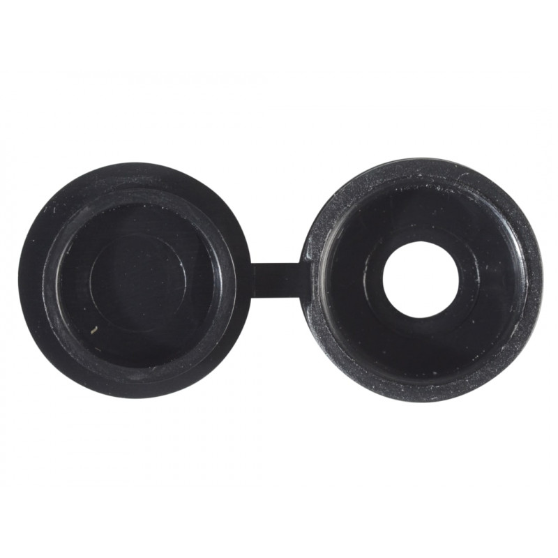 Hinged Cover Cap Black No.10-12 Bag 100 Hinged Cover Cap Black No.10-12 Bag 100