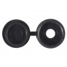 Hinged Cover Cap Black No.10-12 Bag 100