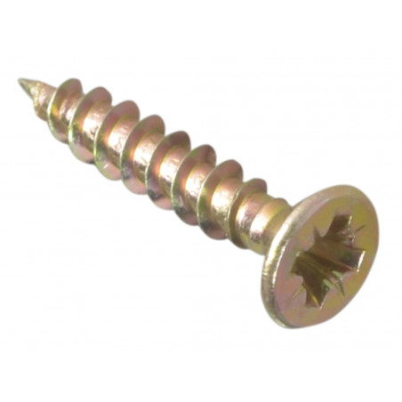 Multi-Purpose Pozi Compatible Screw CSK ST ZYP 3.5 x 25mm Box 200