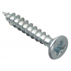 Multi-Purpose Pozi Compatible Screw CSK ST ZP 4 x 25mm Box 200