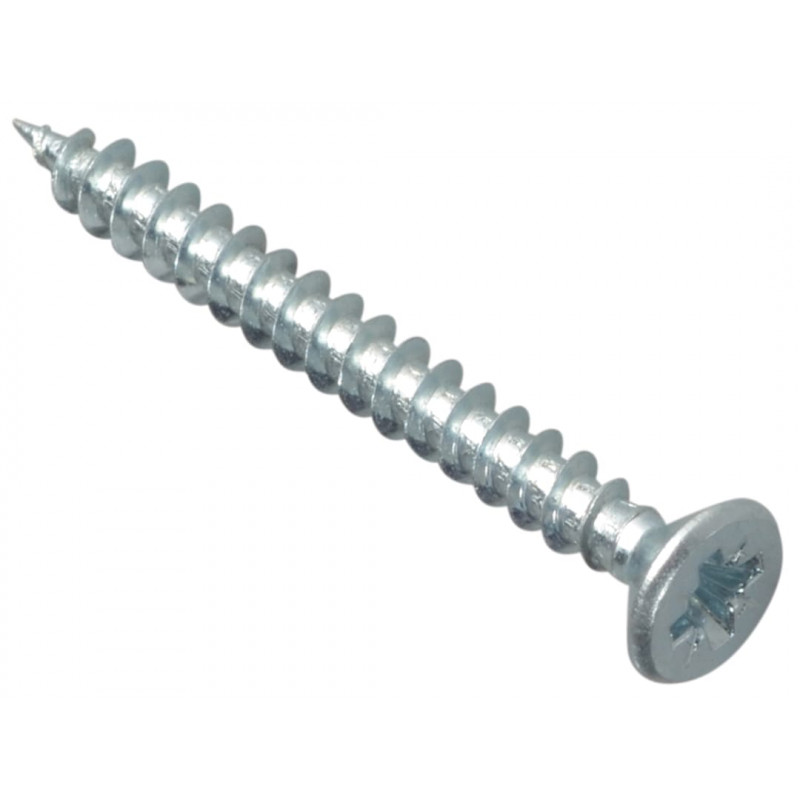 Multi-Purpose Pozi Compatible Screw CSK ST ZP 4 x 40mm Box 200 Multi-Purpose Pozi Compatible Screw CSK ST ZP 4 x 40mm Box 200