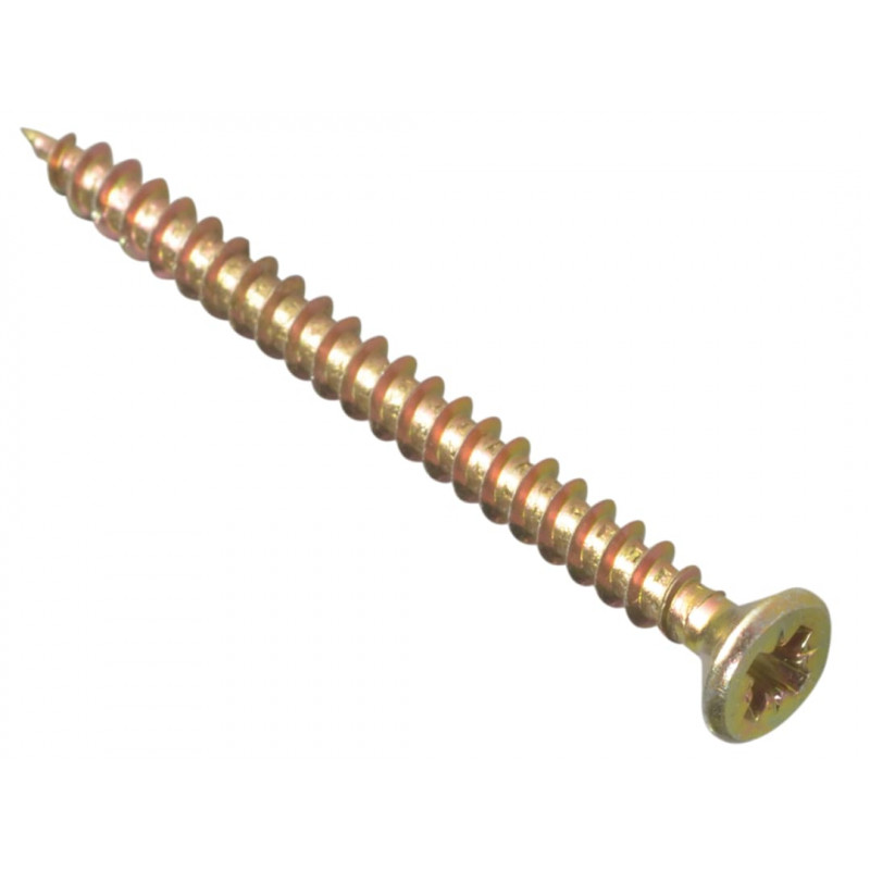 Multi-Purpose Pozi Compatible Screw CSK ST ZYP 4.0 x 50mm Box 200 Multi-Purpose Pozi Compatible Screw CSK ST ZYP 4.0 x 50mm Box 200