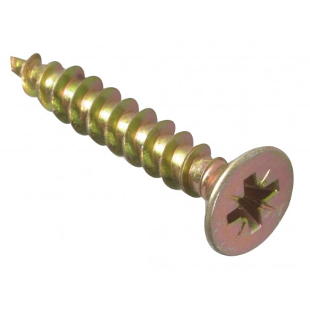 Multi-Purpose Pozi Compatible Screw CSK ST ZYP 5.0 x 20mm Box 200