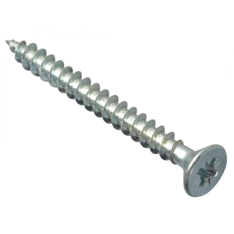 Multi-Purpose Pozi Compatible Screw CSK ST ZP 5 x 50mm Box 200