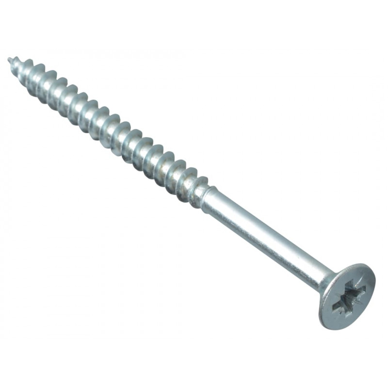 Multi-Purpose Pozi Compatible Screw CSK ST ZP 5 x 70mm Box 100 Multi-Purpose Pozi Compatible Screw CSK ST ZP 5 x 70mm Box 100