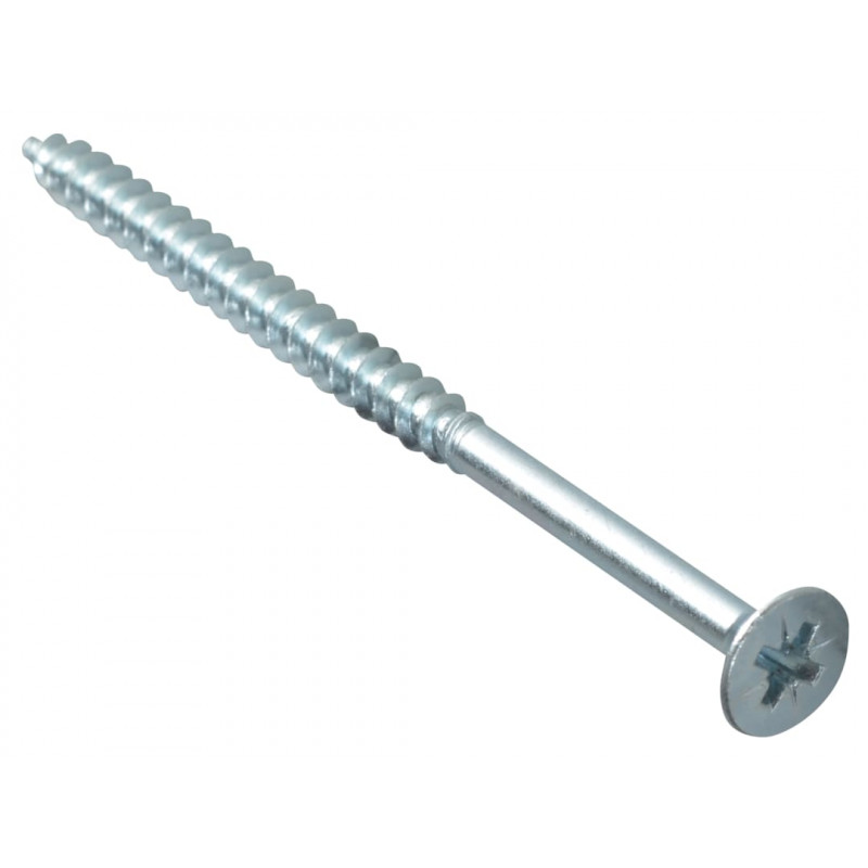 Multi-Purpose Pozi Compatible Screw CSK ST ZP 5 x 80mm Box 100 Multi-Purpose Pozi Compatible Screw CSK ST ZP 5 x 80mm Box 100