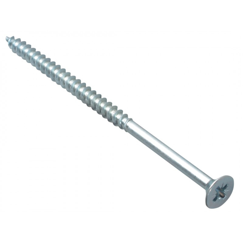 Multi-Purpose Pozi Compatible Screw CSK ST ZP 5 x 90mm Box 100 Multi-Purpose Pozi Compatible Screw CSK ST ZP 5 x 90mm Box 100