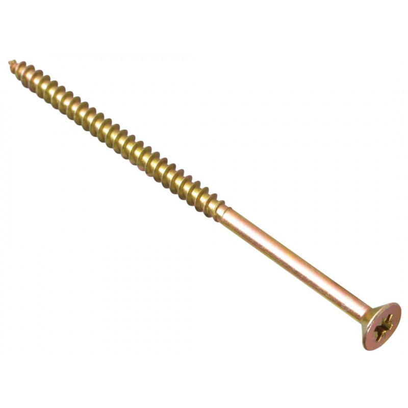 Multi-Purpose Pozi Compatible Screw CSK ST ZYP 6.0 x 100mm Box 100 Multi-Purpose Pozi Compatible Screw CSK ST ZYP 6.0 x 100mm Box 100