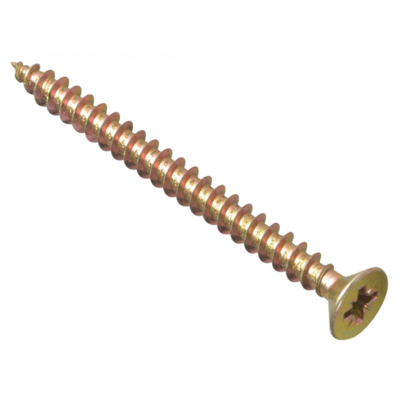 Multi-Purpose Pozi Compatible Screw CSK ST ZYP 6.0 x 60mm Box 100 Multi-Purpose Pozi Compatible Screw CSK ST ZYP 6.0 x 60mm Box 100