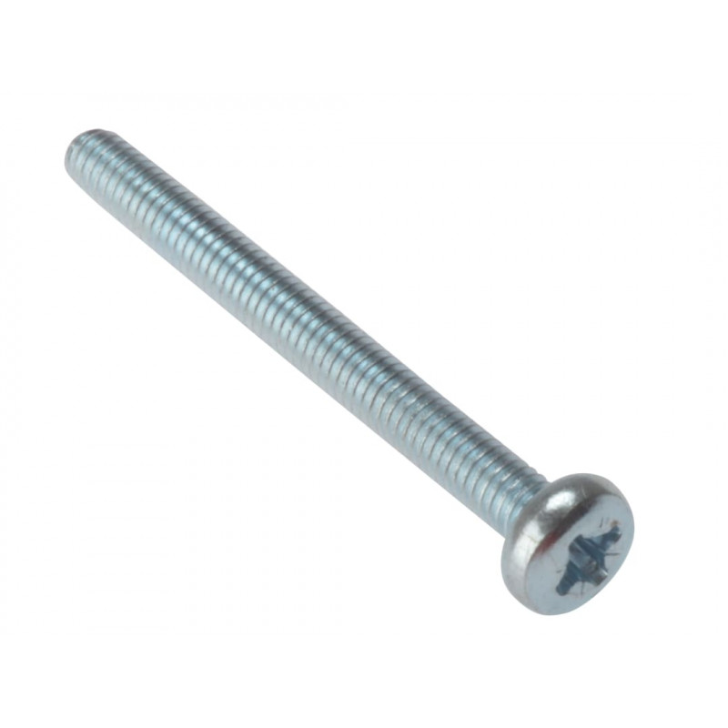 Machine Screw Pozi Compatible Pan Head ZP M4 x 30mm Bag 25 Machine Screw Pozi Compatible Pan Head ZP M4 x 30mm Bag 25
