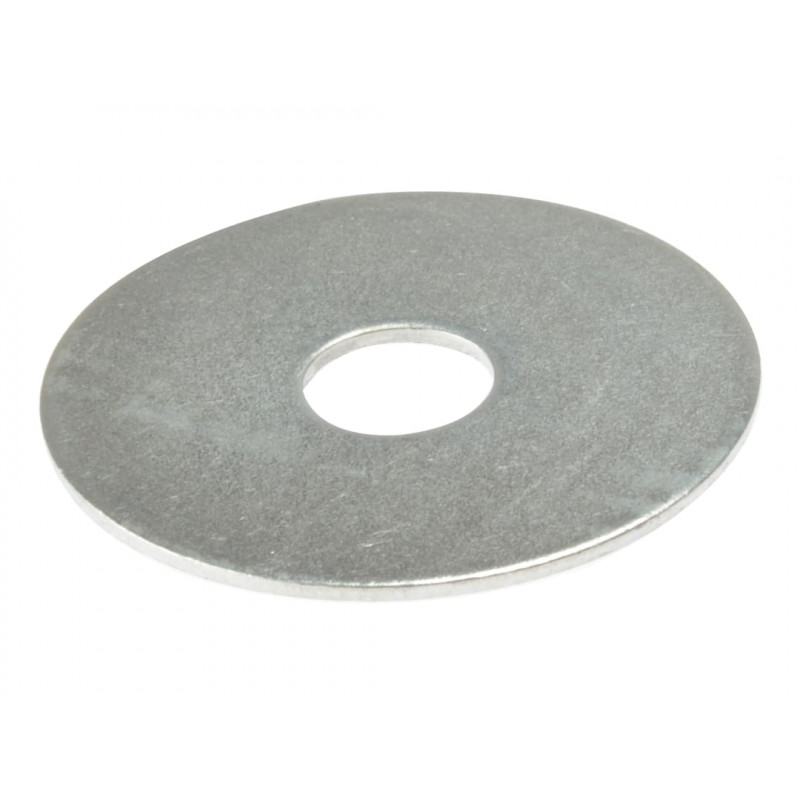 Flat Mudguard Washers ZP M8 x 50mm Bag 10