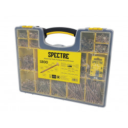 Spectre™ Wood Screw Site Organiser 1200 Piece