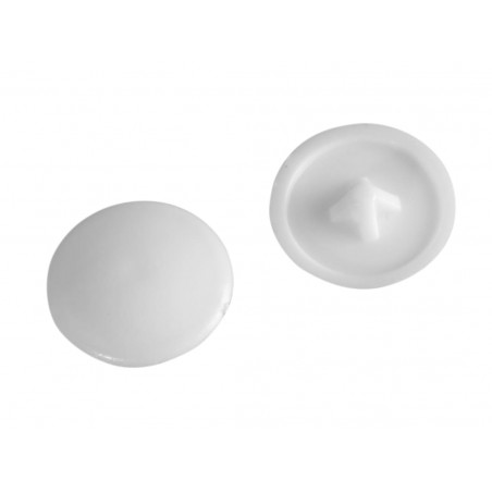 Pozi Compatible Cover Cap White No.6-8 Bag 100