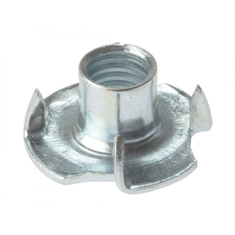 Pronged T Nuts ZP M6 Bag 10 Pronged T Nuts ZP M6 Bag 10