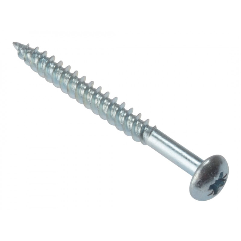 General Purpose Pozi Compatible Screw Round Head TT ZP 2in x 10 Box 200 General Purpose Pozi Compatible Screw Round Head TT ZP 2in x 10 Box 200