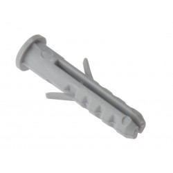 Nylon Wall Plug Rimmed M6 x 30mm Bag 100