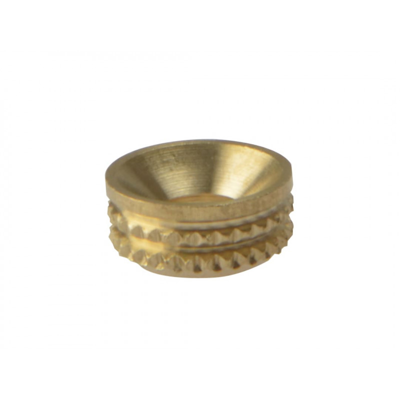 Screw Cup Sockets Solid Brass Polished No. 8 Bag 100 Screw Cup Sockets Solid Brass Polished No. 8 Bag 100