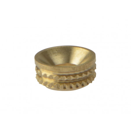 Screw Cup Sockets Solid Brass Polished No. 8 Bag 100