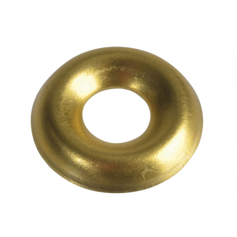 Screw Cup Washers Solid Brass Polished No.6 Bag 200 Screw Cup Washers Solid Brass Polished No.6 Bag 200