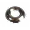 Screw Cup Washers Solid Brass Nickel Plated No.6 Bag 200