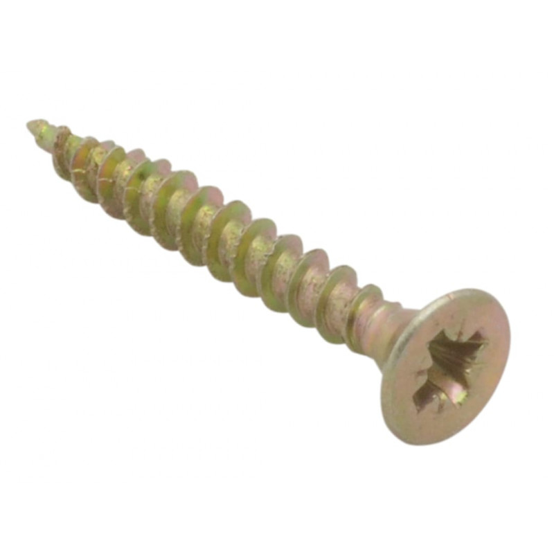 Spectre™ PZ Compatible Wood Screw CSK ZYP 4.5 x 30mm Box 200 Spectre™ PZ Compatible Wood Screw CSK ZYP 4.5 x 30mm Box 200