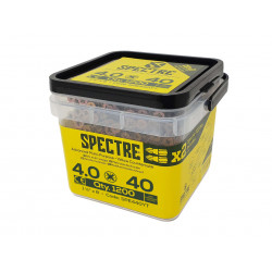 Spectre™ PZ Compatible Wood Screw CSK ZYP 5.0 x 40mm Box 200