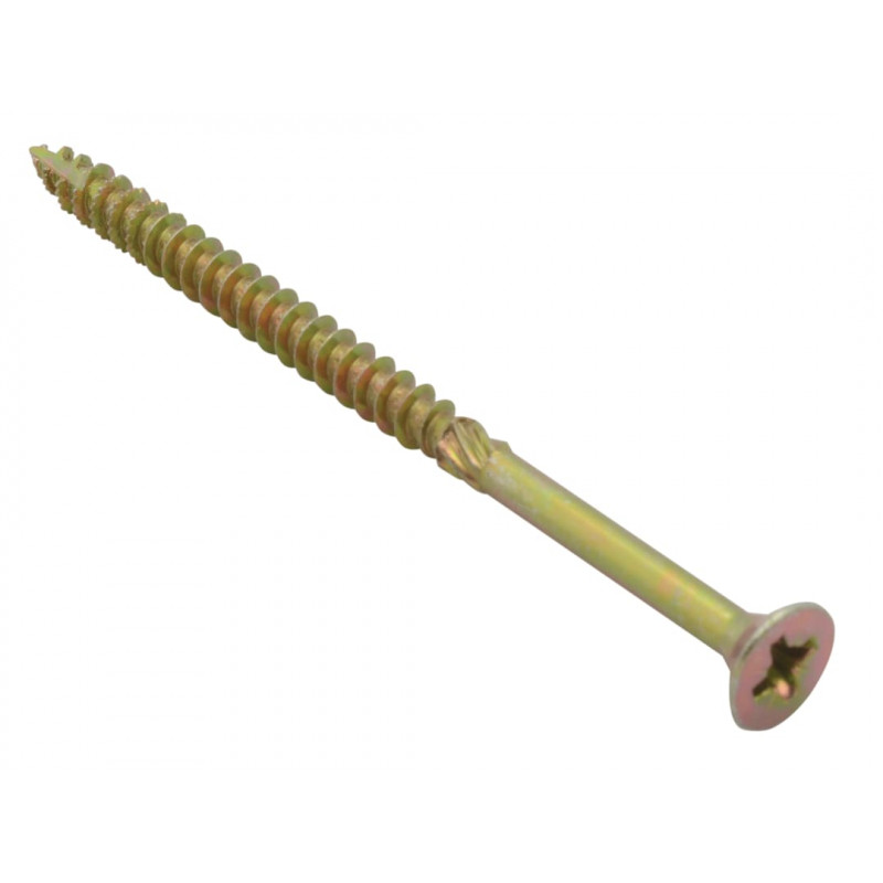 Spectre™ PZ Compatible Wood Screw CSK ZYP 6.0 x 100mm Box 100 Spectre™ PZ Compatible Wood Screw CSK ZYP 6.0 x 100mm Box 100