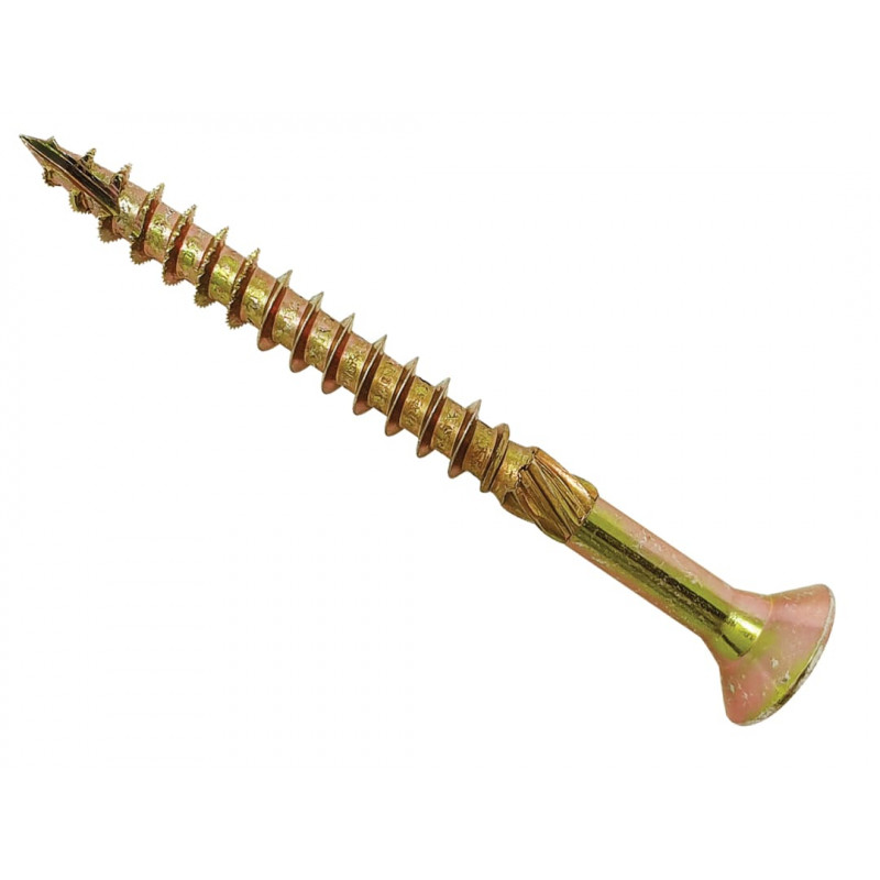 Spectre™ PZ Compatible Wood Screw CSK ZYP 6.0 x 70mm Box 100 Spectre™ PZ Compatible Wood Screw CSK ZYP 6.0 x 70mm Box 100