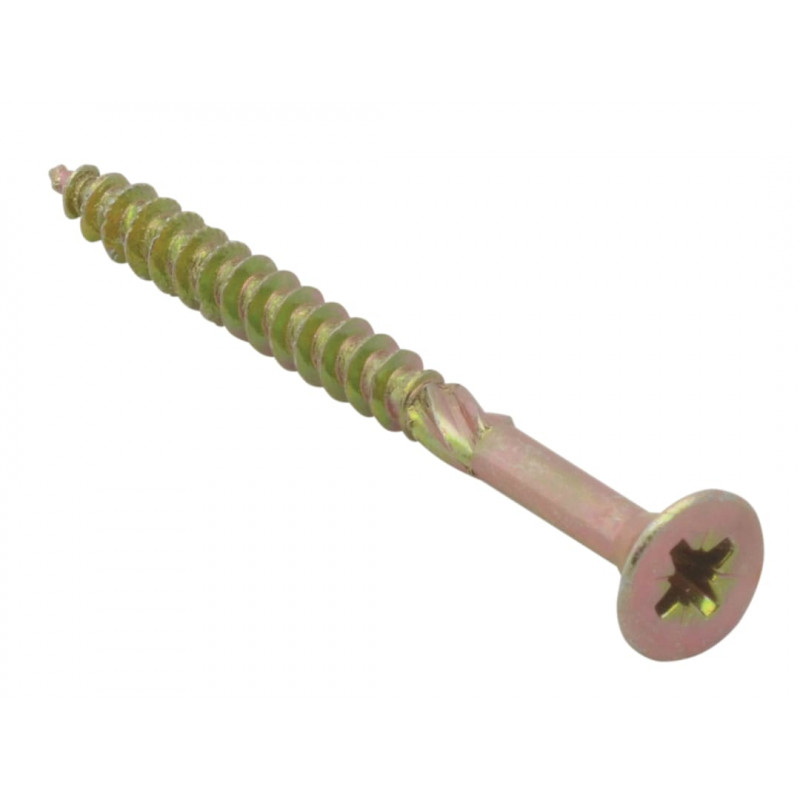 Spectre™ PZ Compatible Wood Screw CSK ZYP 6.0 x 60mm Box 100 Spectre™ PZ Compatible Wood Screw CSK ZYP 6.0 x 60mm Box 100
