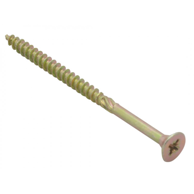 Spectre™ PZ Compatible Wood Screw CSK ZYP 6.0 x 80mm Box 100 Spectre™ PZ Compatible Wood Screw CSK ZYP 6.0 x 80mm Box 100