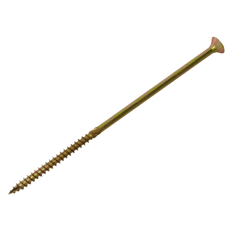 Spectre™ PZ Compatible Wood Screw CSK ZYP 8.0 x 180mm Box 50 Spectre™ PZ Compatible Wood Screw CSK ZYP 8.0 x 180mm Box 50