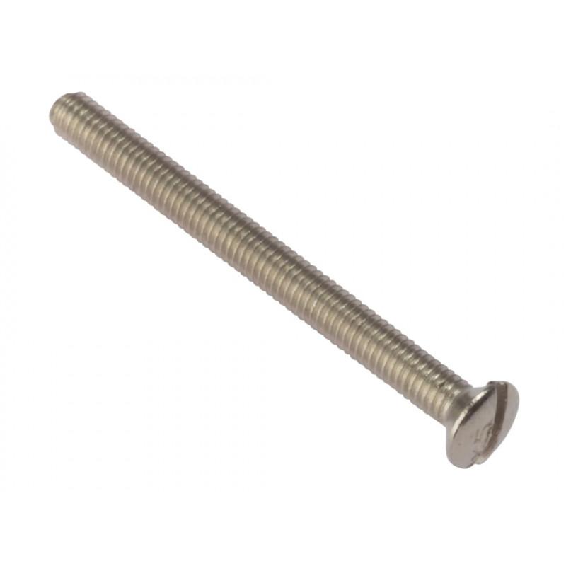 Socket Screw Slotted Raised Head Nickel Plated 3.5 x 25mm Bag 100 Socket Screw Slotted Raised Head Nickel Plated 3.5 x 25mm Bag 100