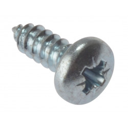 Self-Tapping Screw Pozi Compatible Pan Head ZP 1.1/4in x 10 Box 200