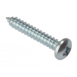 Self-Tapping Screw Pozi Compatible Pan Head ZP 5/8in x 8 Box 200