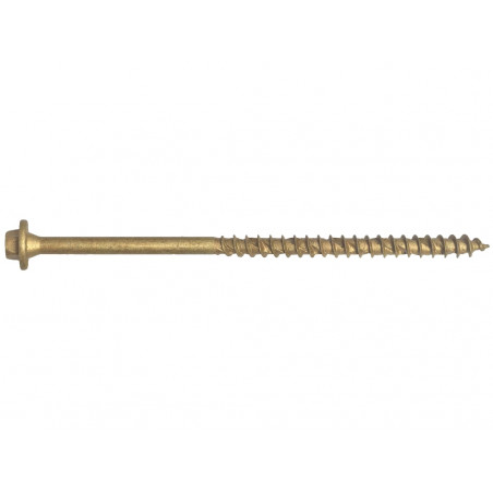 Hexagonal/TORX® Compatible Timber T30 Screws Tan 7x150mm Tub 50