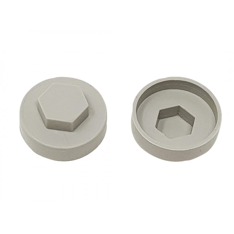 TechFast Cover Cap Goosewing Grey 16mm (Pack 100) TechFast Cover Cap Goosewing Grey 16mm (Pack 100)