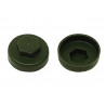 TechFast Cover Cap Olive Green 16mm (Pack 100)