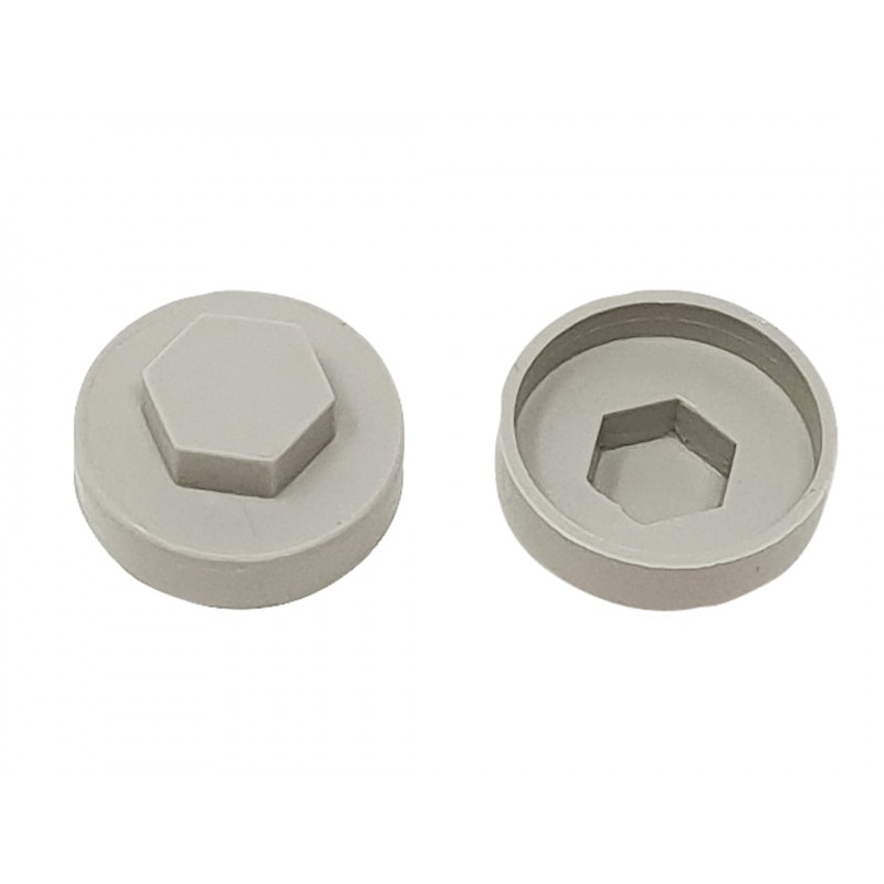 TechFast Cover Cap Goosewing Grey 19mm (Pack 100) TechFast Cover Cap Goosewing Grey 19mm (Pack 100)